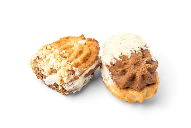 Shortbread Cookies mit Erdnuss und Kokosnuss