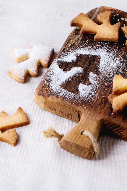 Shortbread Weihnachtsplätzchen für Tassen