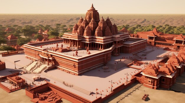 Shri Ram Mandir Templo en Ayodhyabirth lugar Señor Rama 22 de enero f Pran Pratishtha de Shri Ram