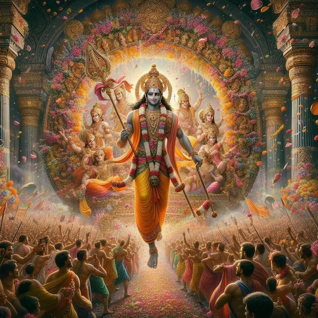 Foto shri ram viene a ayodhya