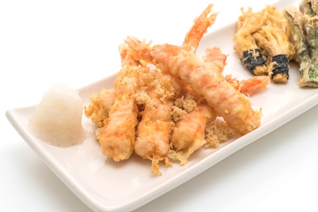 Shrimps Tempura (angeschlagene gebratene Garnelen)