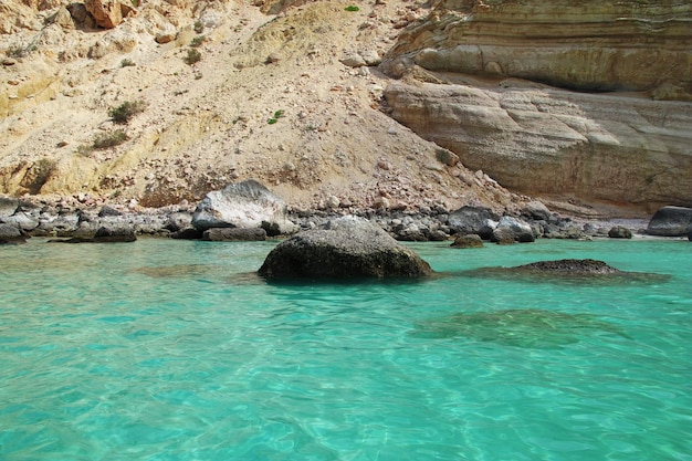 Shuab Bay auf der Insel Sokotra im Indischen Ozean Jemen