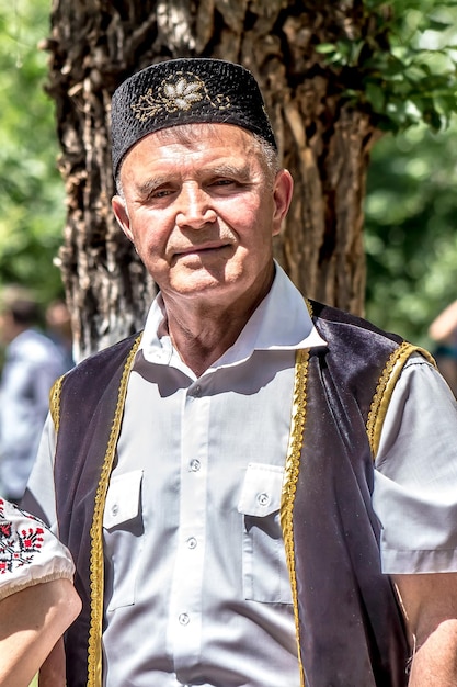 Foto shymkent kasachstan mai 27 2018 volksfeier im stadtpark zu ehren des tatar-bashkir-festes sabantuy