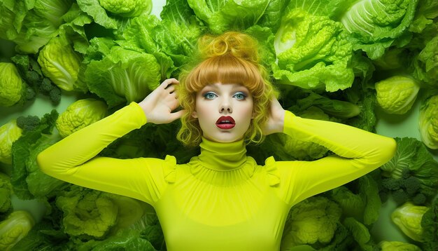 Foto ¿y si los veganos fueran los verdaderos cristianos, el color verde ácido al estilo de los 80?