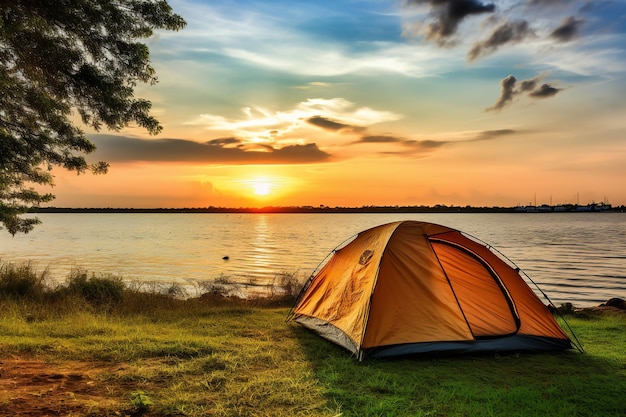 Sich wieder mit der Natur verbinden Nachhaltiges Camping-Reisen