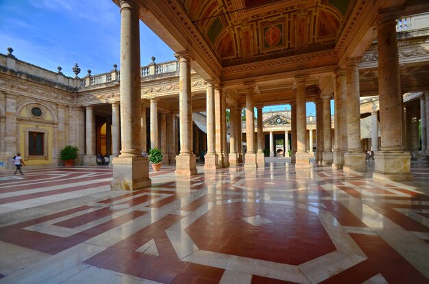 Foto sicht auf das historische gebäude