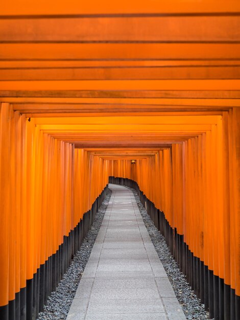 Foto sicht auf den tempel