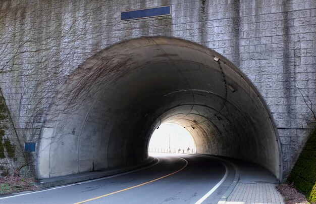 Sicht auf den Tunnel