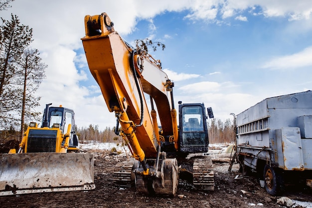 Sicht auf die Baustelle