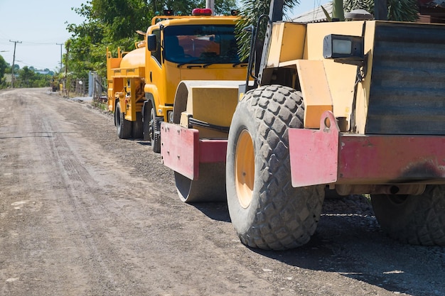 Foto sicht auf die baustelle