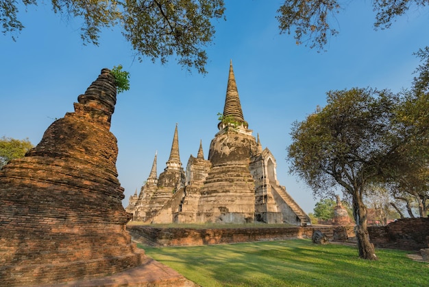 Sicht auf einen Tempel