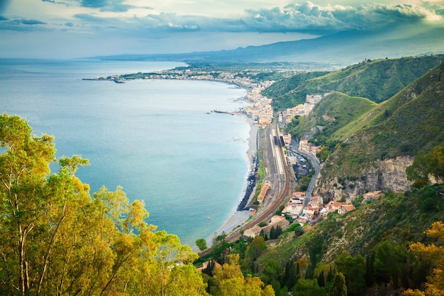 Sicilia en la tarde de primavera