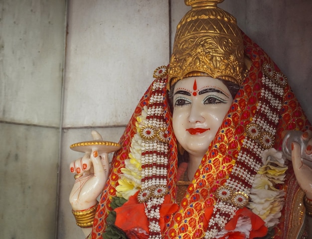 Siddhidhatri, estatua navratri mata en mandir