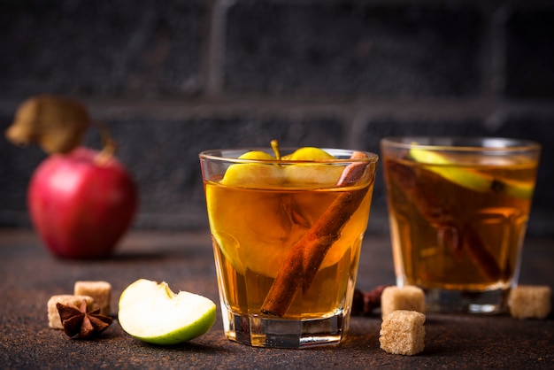 Sidra de maçã picante