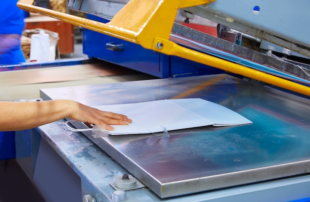 Foto siebdruckdruck sackt maschinenfabrik ein