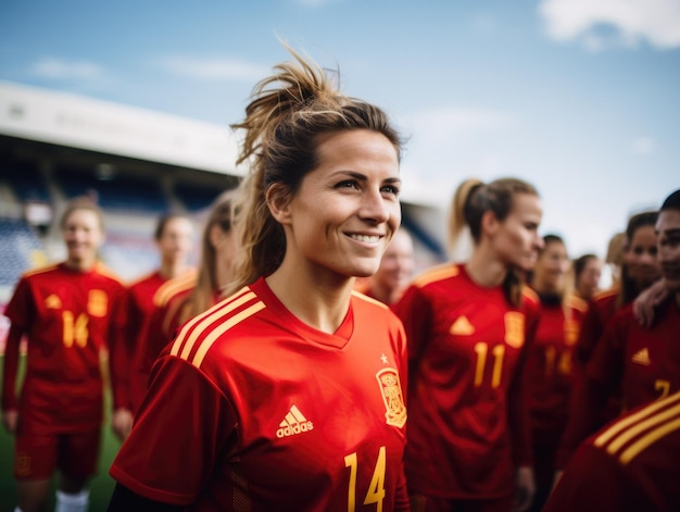 Sieg der spanischen Frauenfußballnationalmannschaft