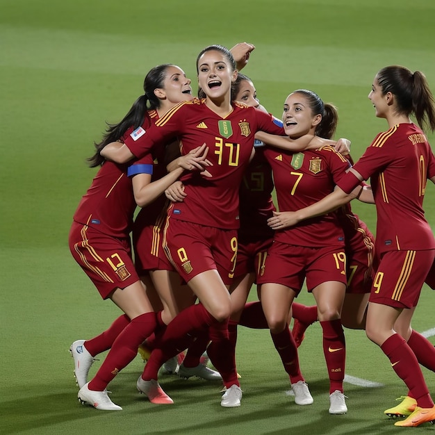 Sieg für die spanische Frauen-Fußballnationalmannschaft