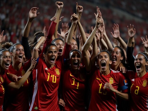 Sieg für die spanische Frauen-Fußballnationalmannschaft