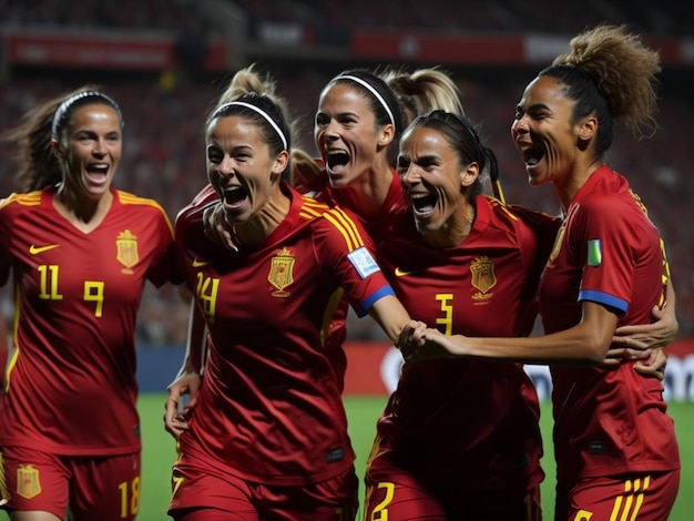 Sieg für die spanische Frauen-Fußballnationalmannschaft