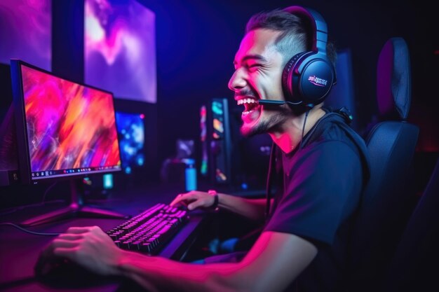 Siegreicher eSports-Gamer feiert Erfolg bei der Cyber Championship