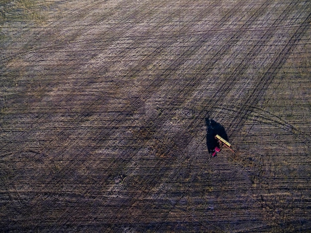 Siembra directa en campo argentino Provincia de La Pampa Argentina