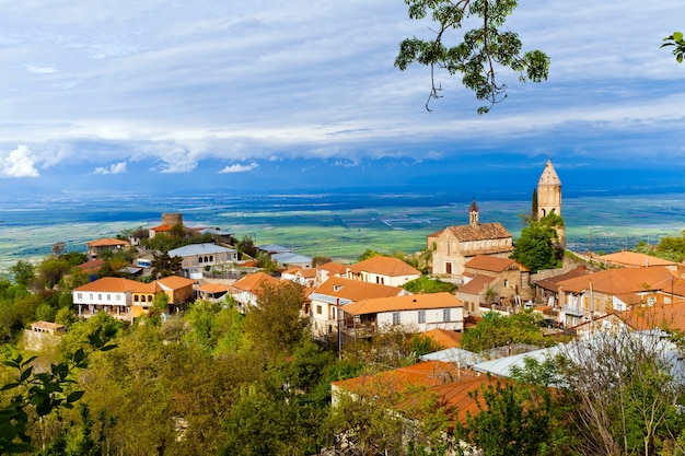 Sighnaghi oder Signagi Stadt in Georgia