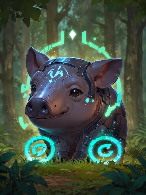 Sigilo de ESports com tapir gigante gentil