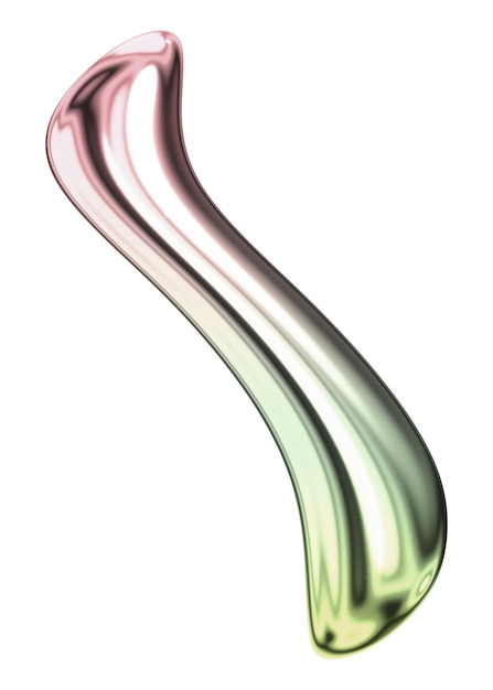 Signo de barras inversas png holográfico símbolo de cromo fluido fondo transparente