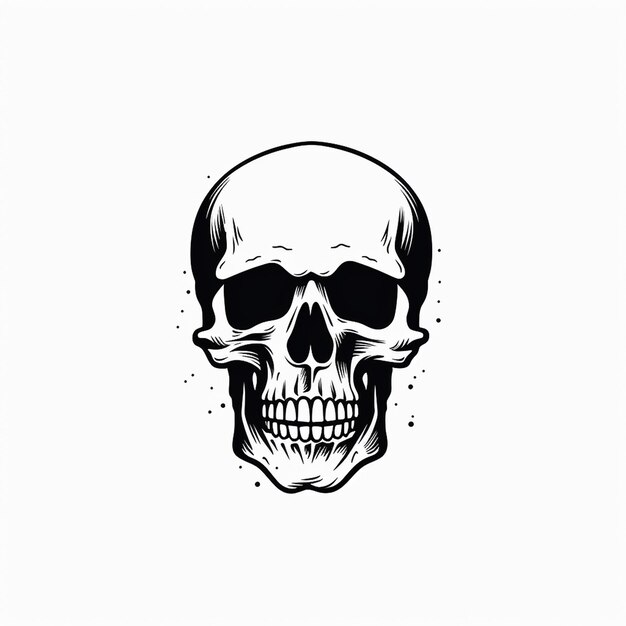 Signo de calavera punk rock