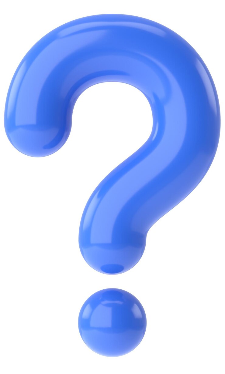 Foto signo de interrogación signo de interrogación 3d