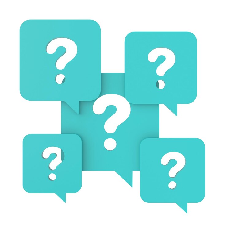 Foto signo de interrogación signo de interrogación 3d