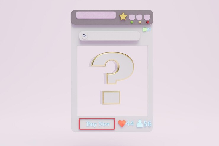 Foto un signo de interrogación en el sitio web abierto, un icono con un signo de interrogación en un render 3d de fondo pastel