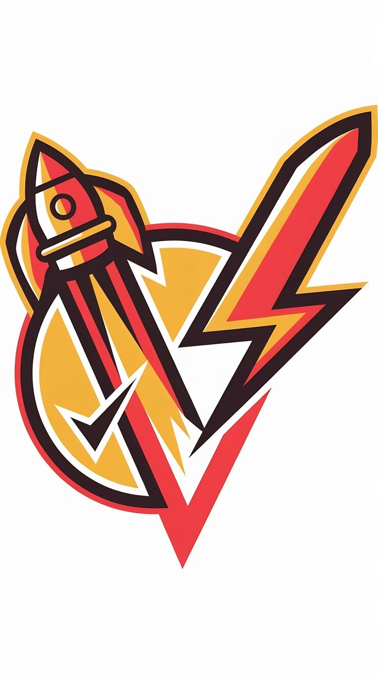 Foto signo de la letra v diseño vectorial del símbolo retro de la compañía