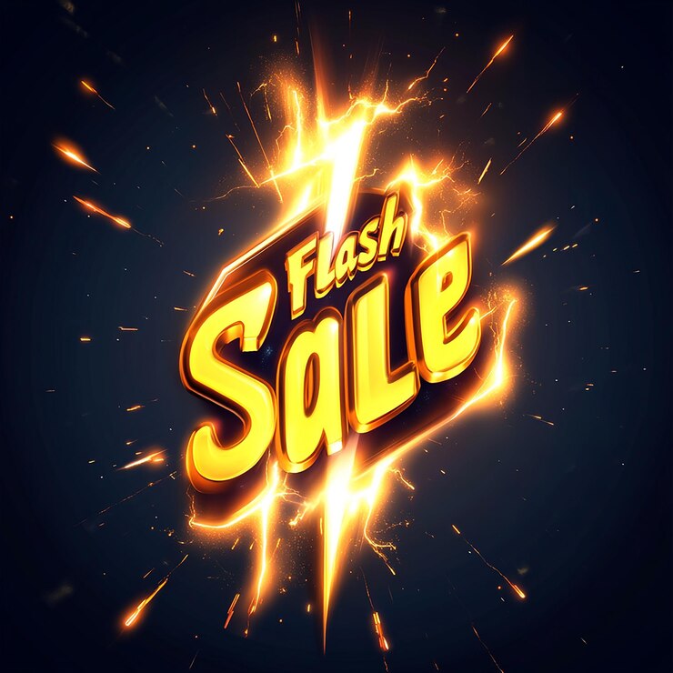 Foto signo de neón con flash sale rodeado de relámpagos