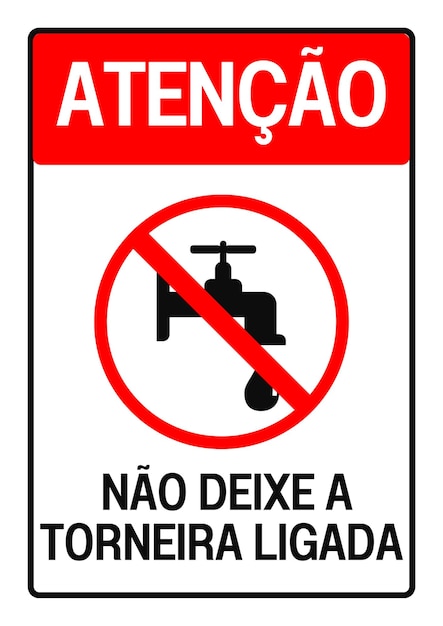 un signo que dice un área para un exclamacional