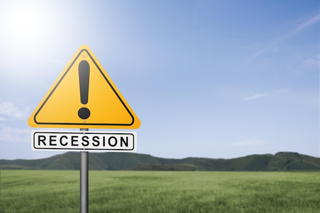signo de recesión