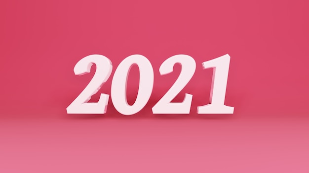 signo tridimensional 2021 dos mil veintiún año