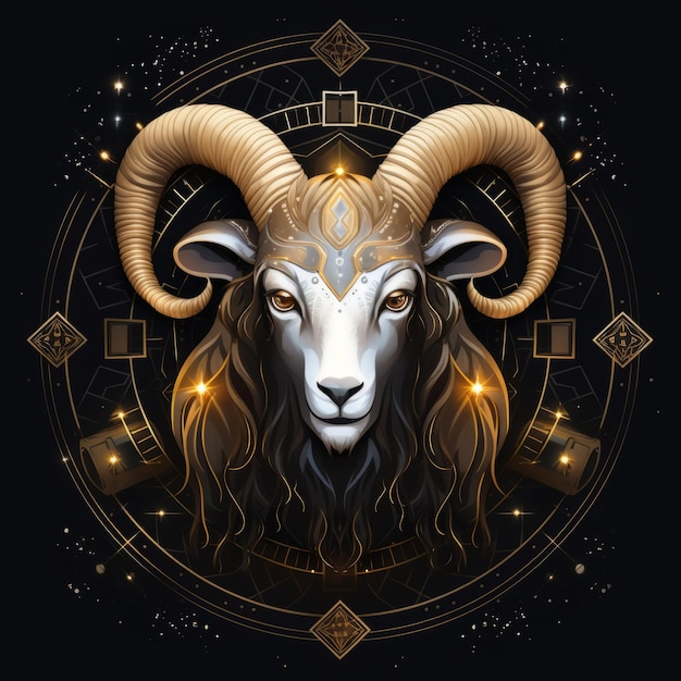 Foto el signo zodiacal de aries