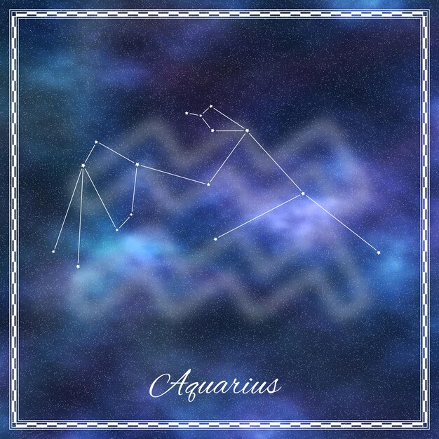 Signo del zodiaco Acuario Símbolo de Acuario