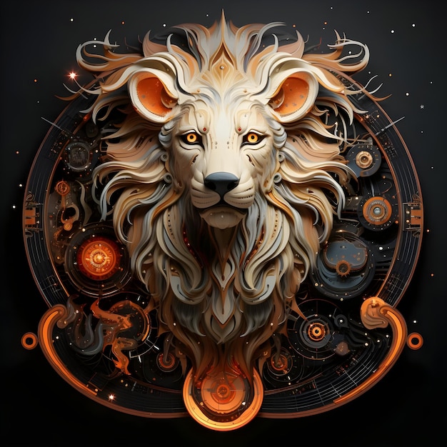 Signo del zodiaco y la astrología 3d