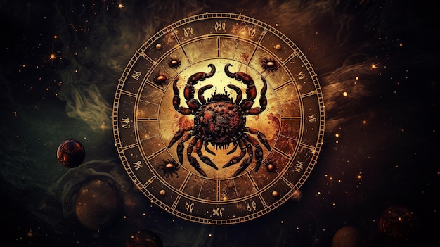 Signo del zodiaco Escorpio IA generativa