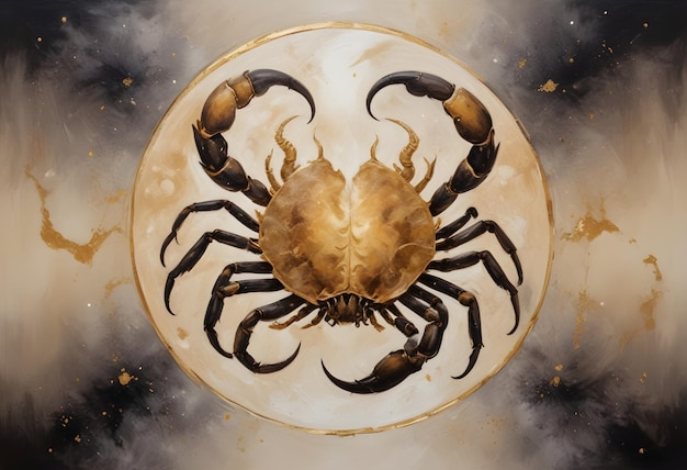 Foto el signo del zodiaco escorpión