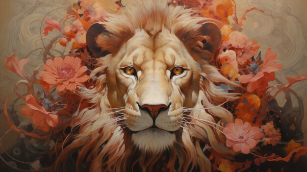 Signo del zodiaco Leo el león
