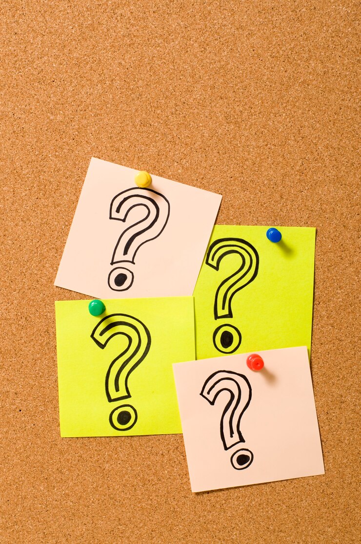 Foto signos de interrogación
