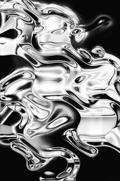 Silberfarbener flüssiger Hintergrund