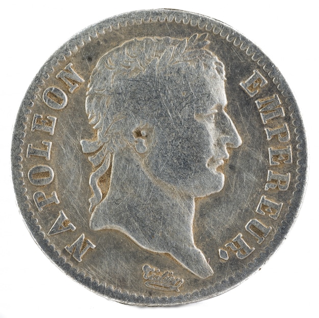 Silbermünze von Kaiser Napoleon I.