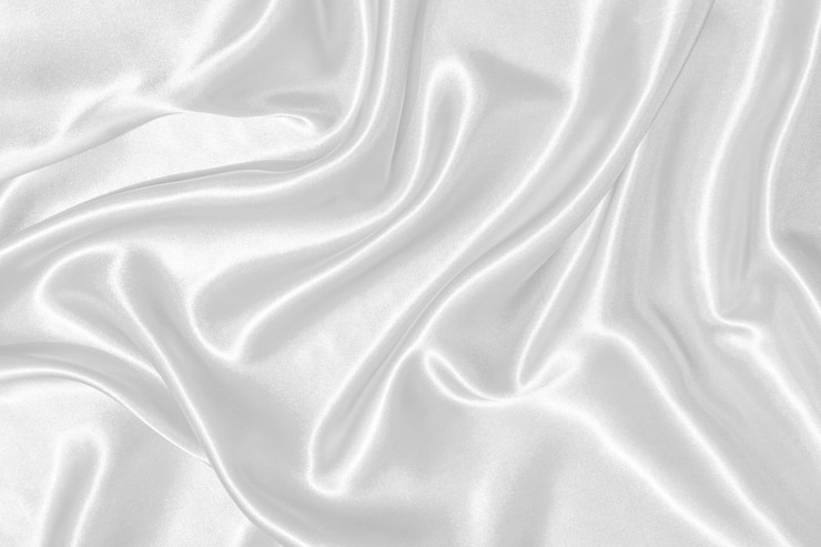 Silberne gewellte silk Hintergrundbeschaffenheit