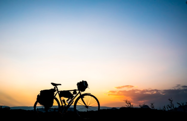 Silhouette Fahrradverpackung