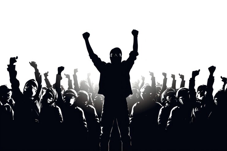 Foto silhouette publikum konzert erwachsene