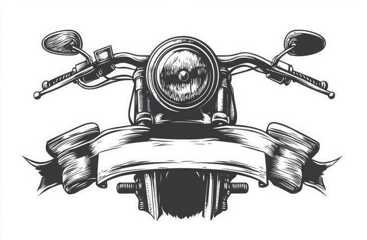 Foto silhueta de motocicleta arte de motocicleta decoração de motocicleta arte de parede de motocicleta vintage motocicleta